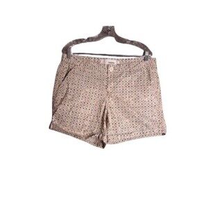 Sonoma Multicolored Geometric Print Mid Rise Shorts Womens Size 12